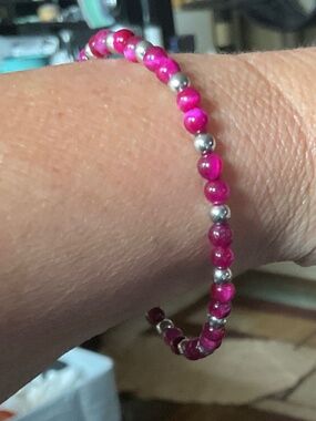 Tiny Pink Bracelet